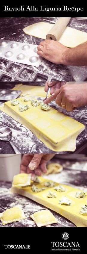 Ravioli Alla Liguria Recipe -Toscana Italian Restaurant Dublin