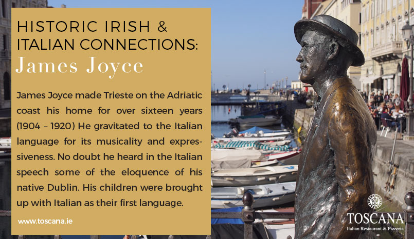 Historic Irish and Italian Connections - James Joyce