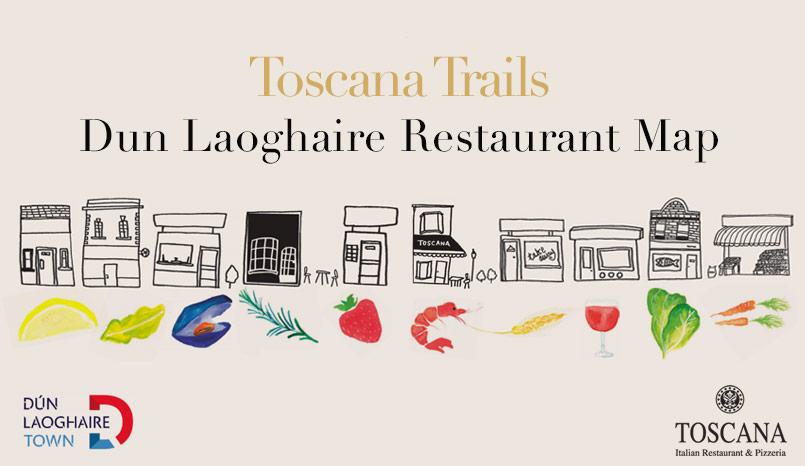 Dun Laoghaire Restaurant Map - Toscana Italian Restaurant