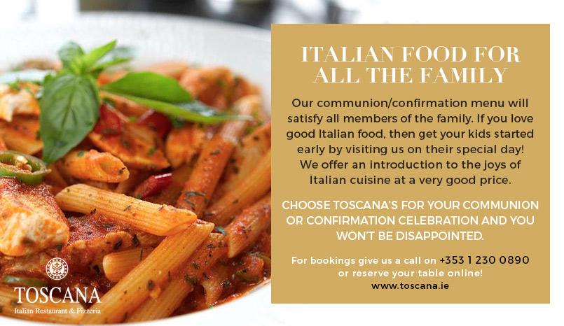 Family Friendly Italian Restaurant - Toscana Dublin