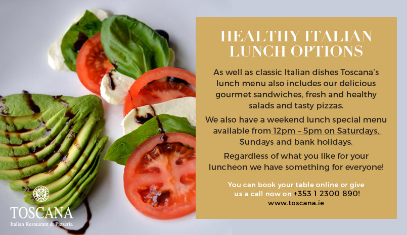 Healthy Italian Lunch Options - Toscana Italian Restaurant